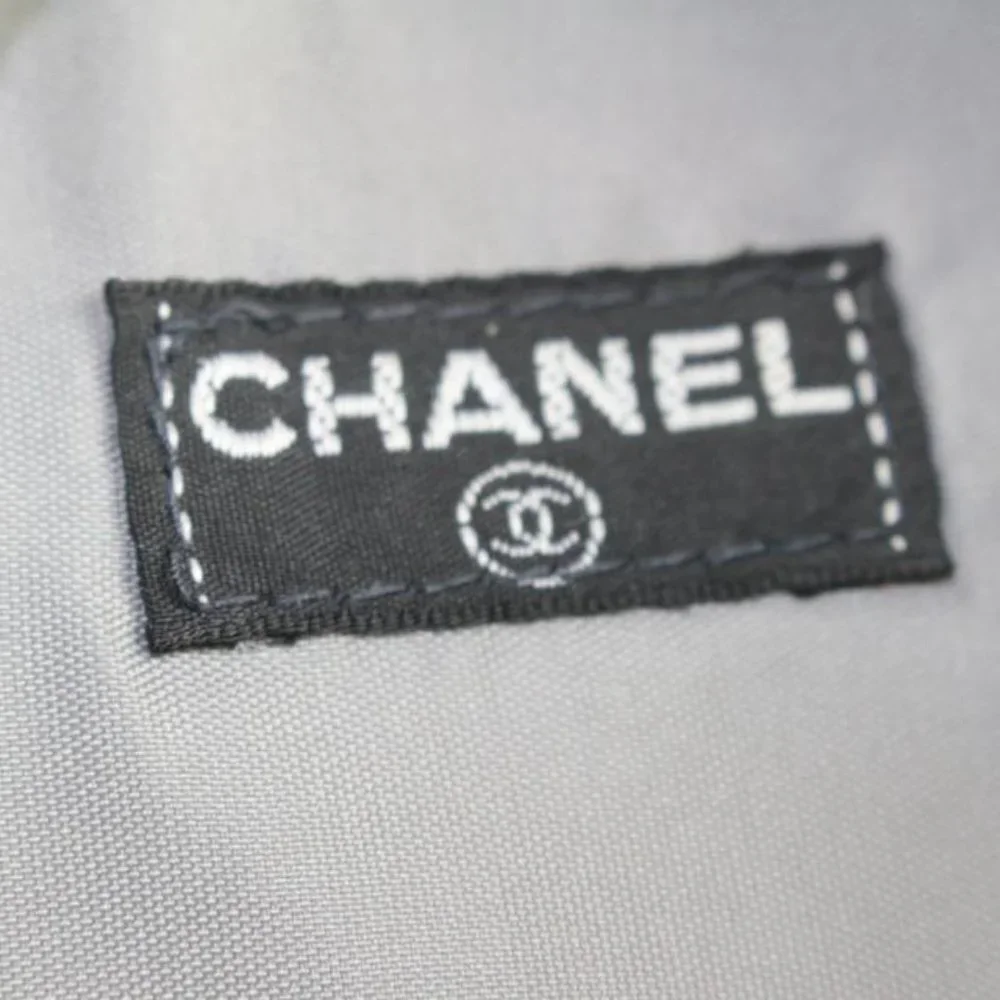 Chanel Grey Suede Flat Chain Crossbody Bag 1c815a